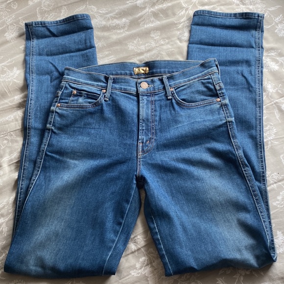 Mother Rascal the Famous Heroine straight leg jeans, size 28 - Picture 3 of 6